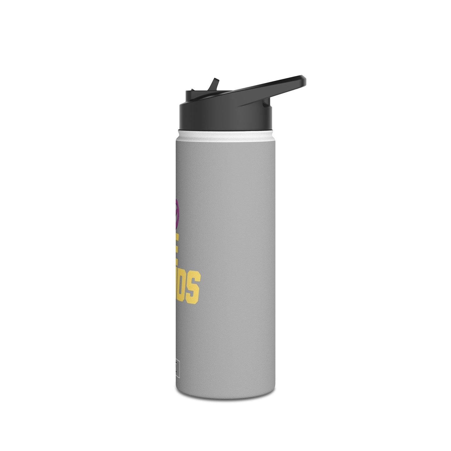 Sleek Stainless Steel Water Bottle | No Idle Hands | Workout Essential, Gifts for Fitness Lovers