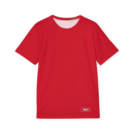 TEN31 Elite Performance Moisture Wicking Workout Shirt - Special Edition Red