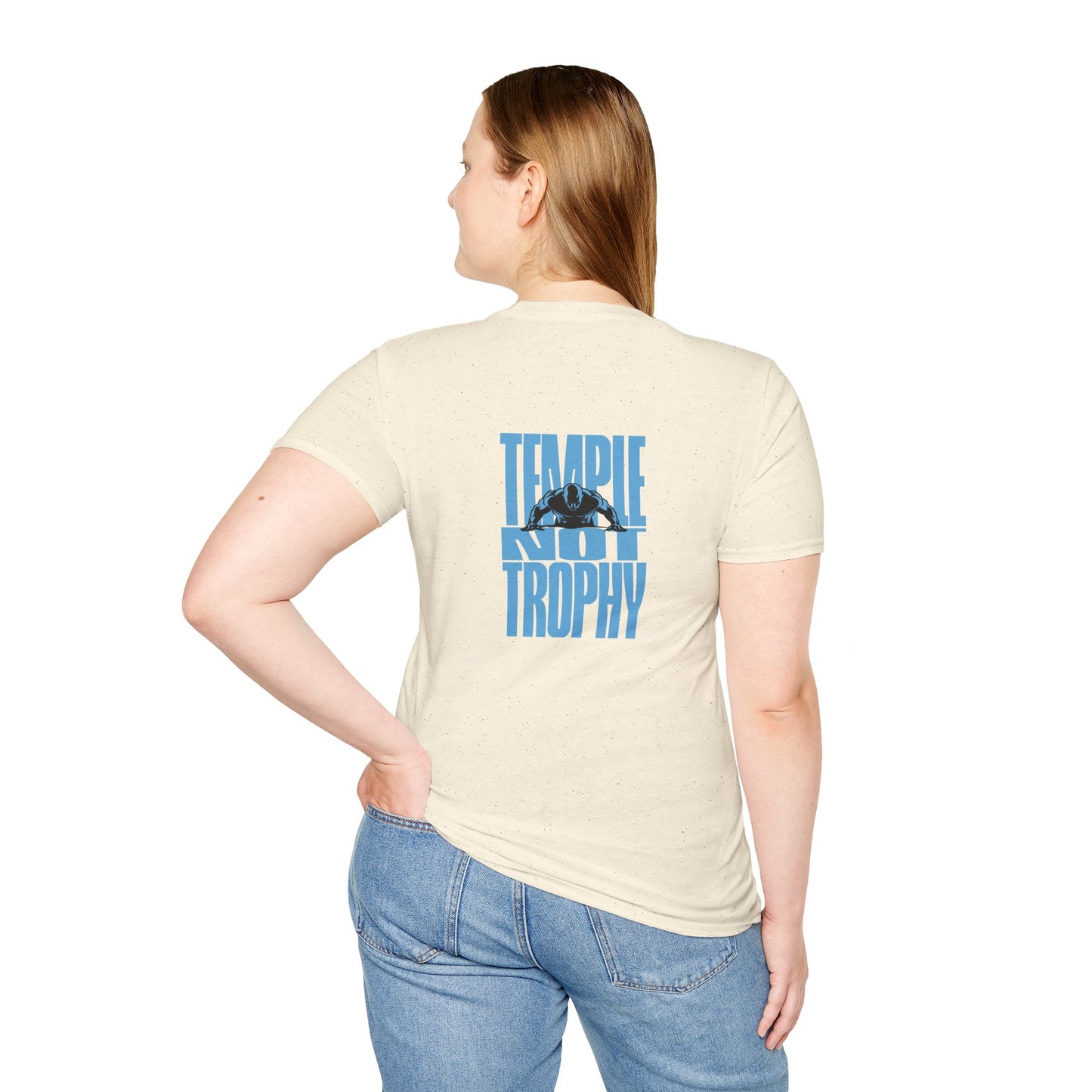 Temple Not Trophy – Unisex Softstyle T-Shirt