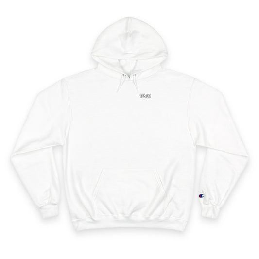 No Idle Hands Champion Hoodie - Cozy Streetwear, Gift for Creatives, Casual Wear, Everyday Comfort, Stylish Motivation