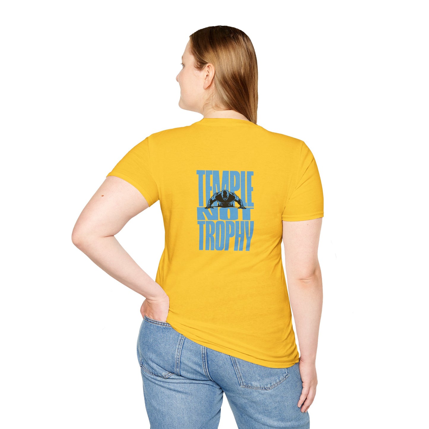 Temple Not Trophy – Unisex Softstyle T-Shirt