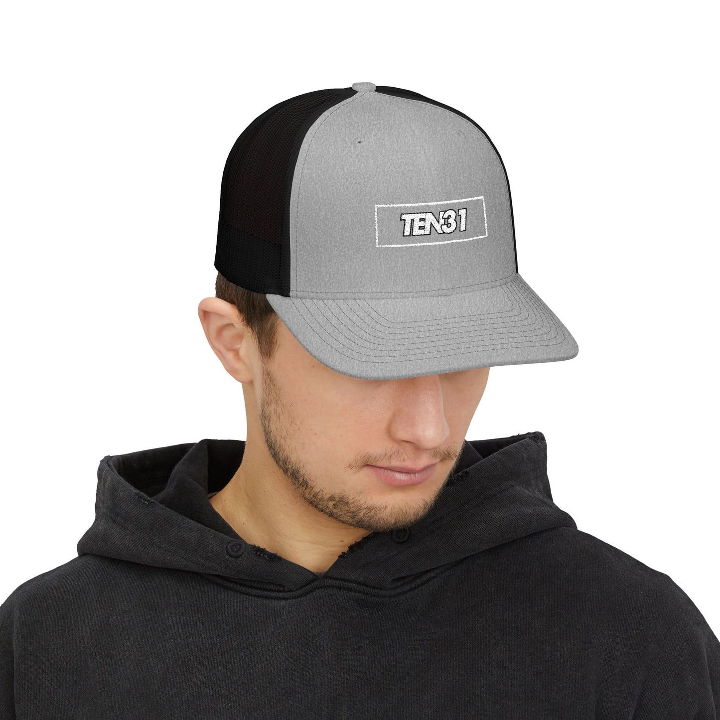Stylish Snapback Trucker Cap - Embroidered TEN31, Fashion Accessory, Adjustable Hat, Gift for Him/Her, Summer Road Trips