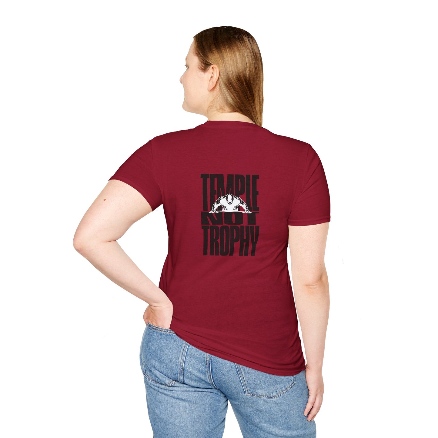 Temple Not Trophy – Unisex Softstyle T-Shirt