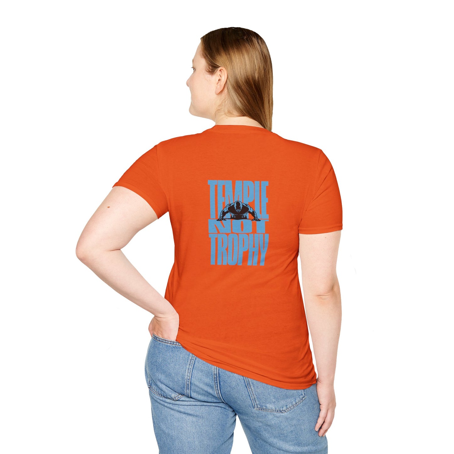 Temple Not Trophy – Unisex Softstyle T-Shirt