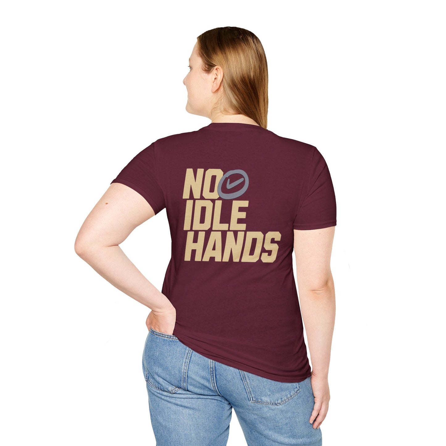 No Idle Hands – Unisex Softstyle T-Shirt