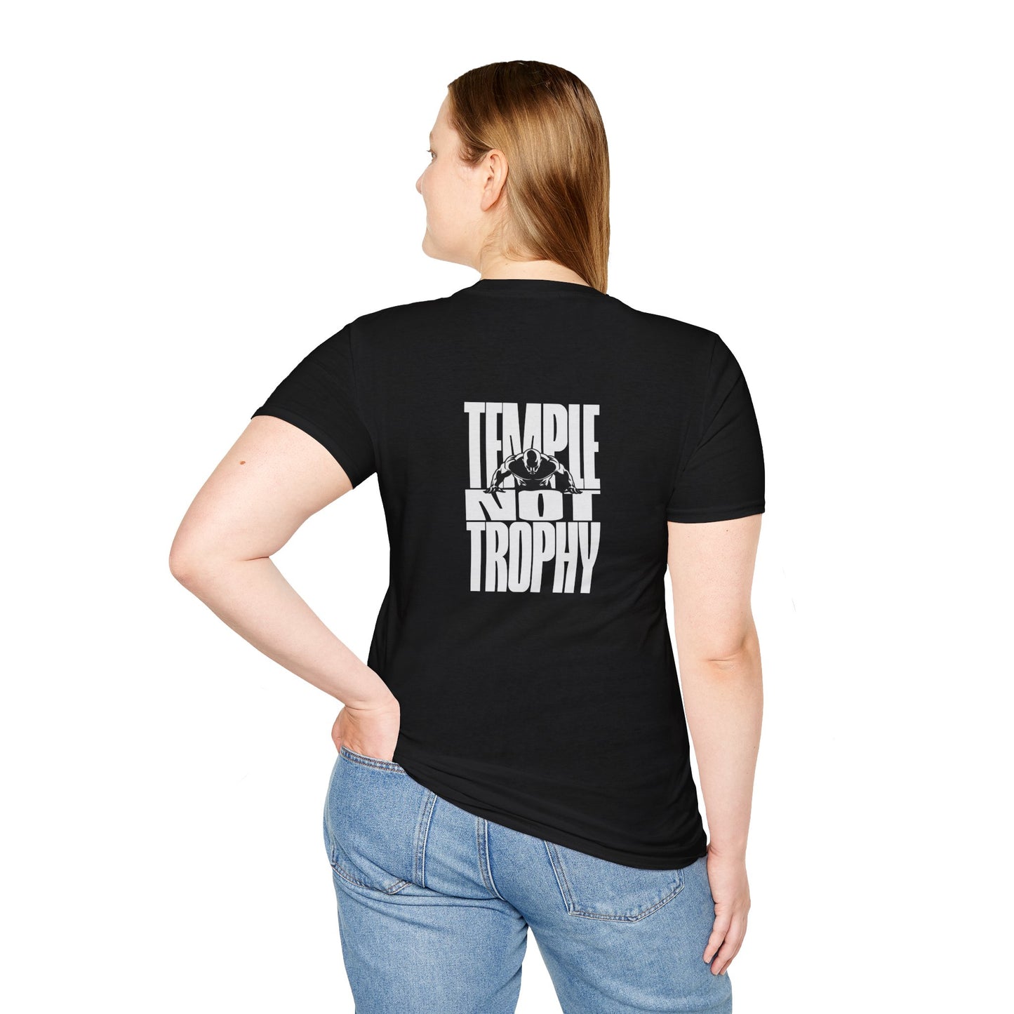 Temple Not Trophy – Unisex Softstyle T-Shirt