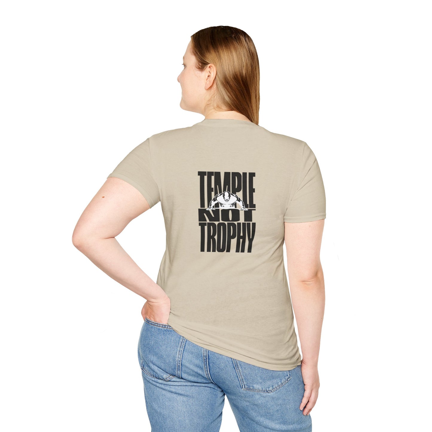 Temple Not Trophy – Unisex Softstyle T-Shirt