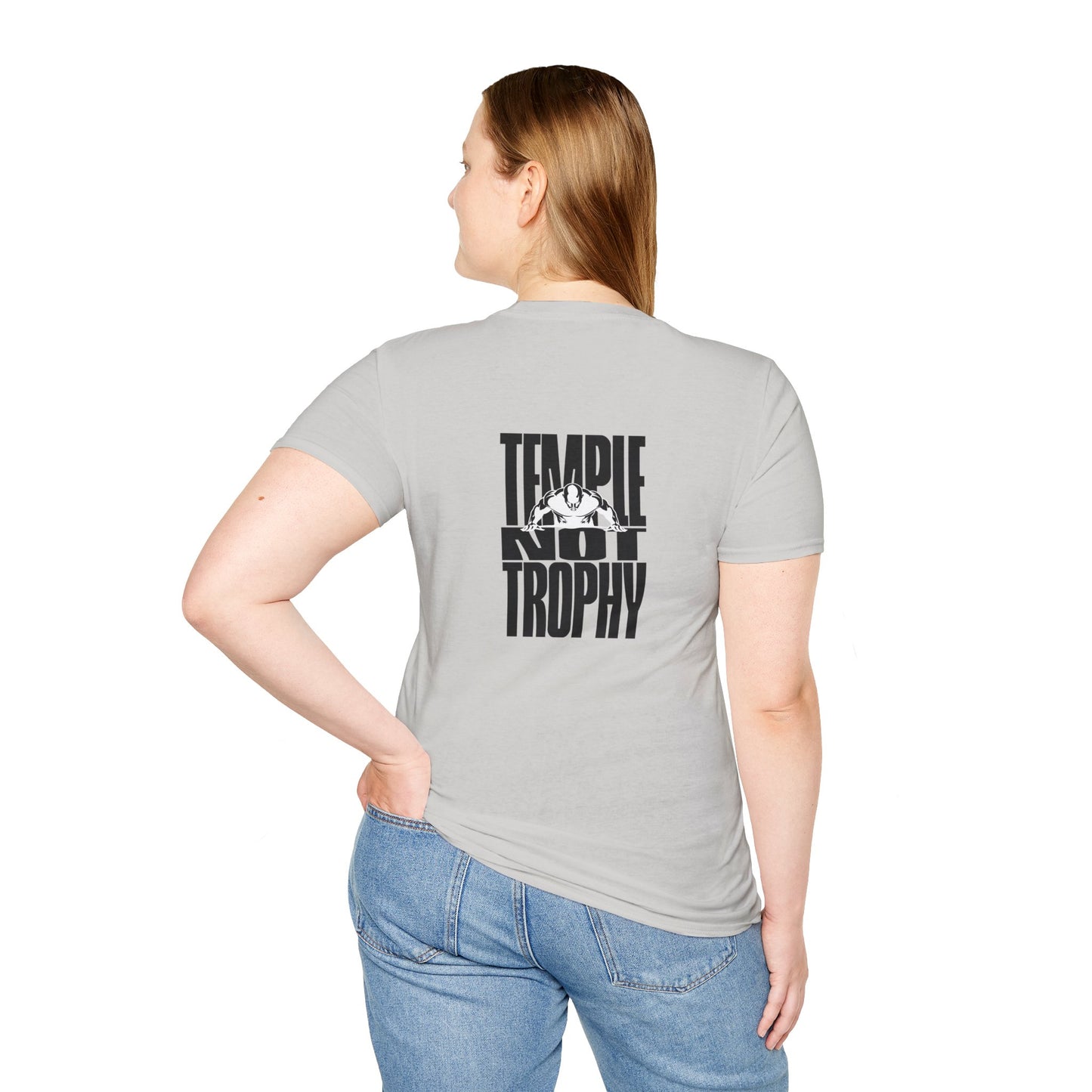Temple Not Trophy – Unisex Softstyle T-Shirt