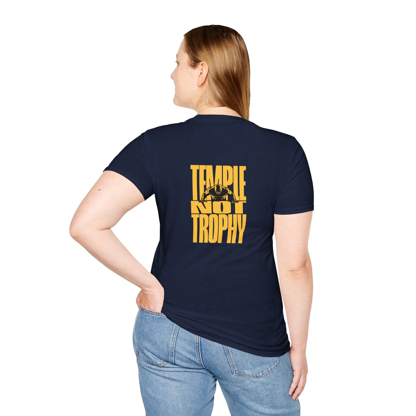 Temple Not Trophy – Unisex Softstyle T-Shirt