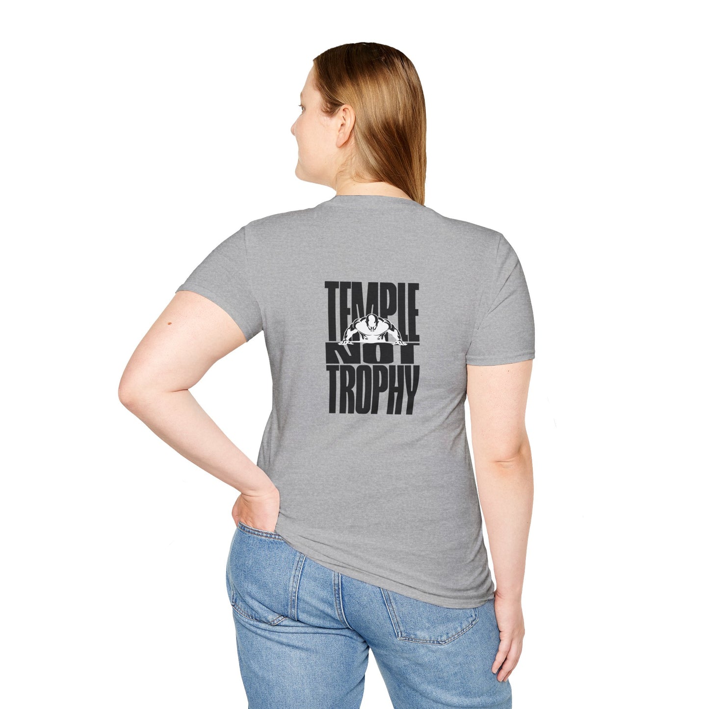 Temple Not Trophy – Unisex Softstyle T-Shirt