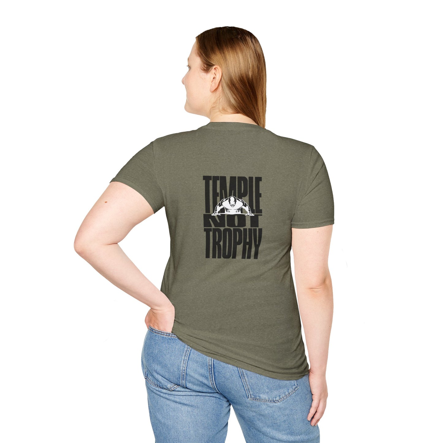 Temple Not Trophy – Unisex Softstyle T-Shirt