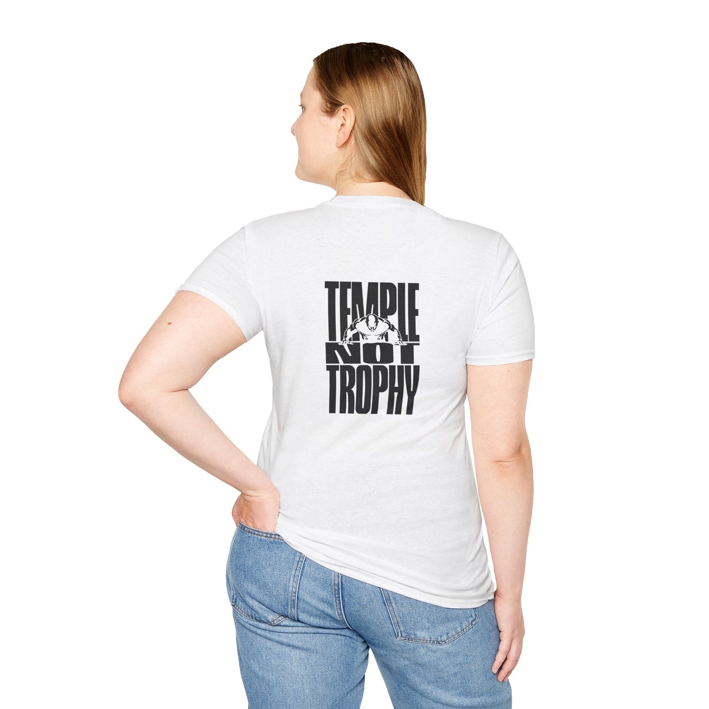 Temple Not Trophy – Unisex Softstyle T-Shirt