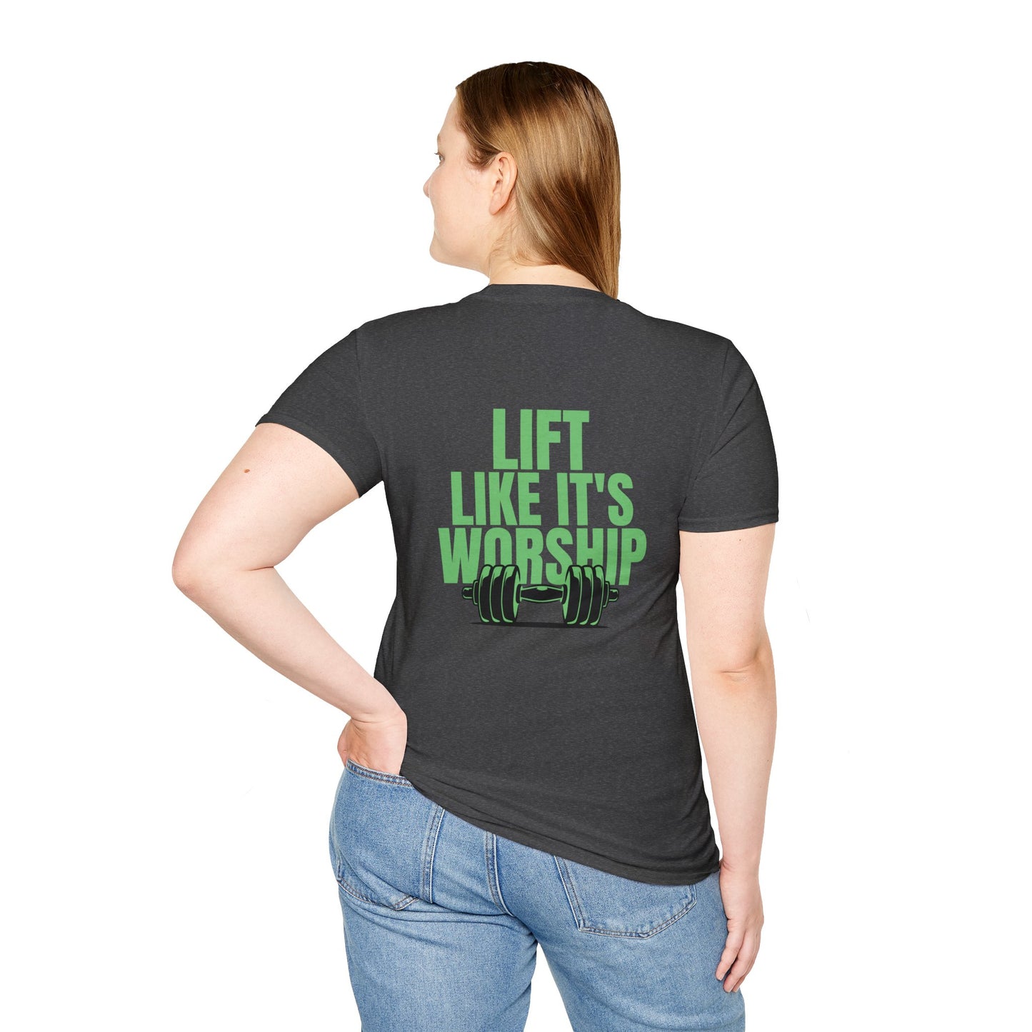 Lift Like it's Worship – Unisex Softstyle T-Shirt