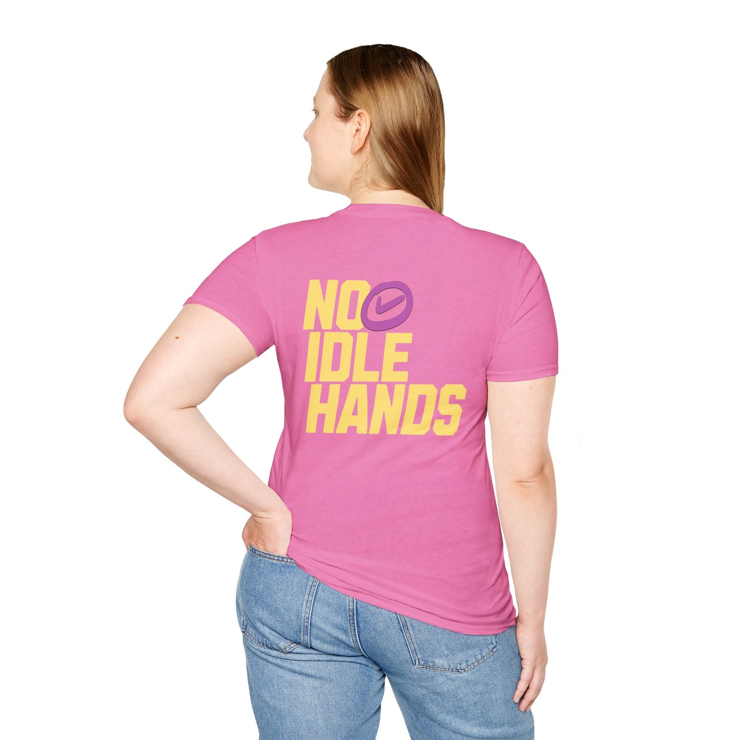 No Idle Hands – Unisex Softstyle T-Shirt
