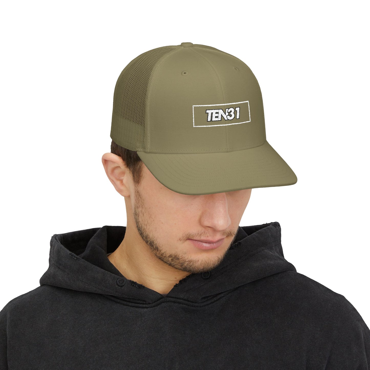 Stylish Snapback Trucker Cap - Embroidered TEN31, Fashion Accessory, Adjustable Hat, Gift for Him/Her, Summer Road Trips