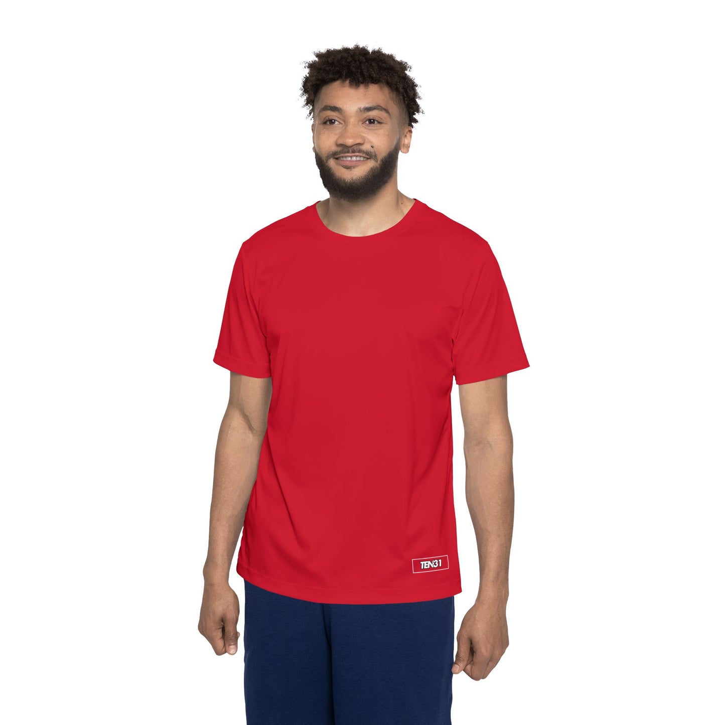 TEN31 Elite Performance Moisture Wicking Workout Shirt - Special Edition Red