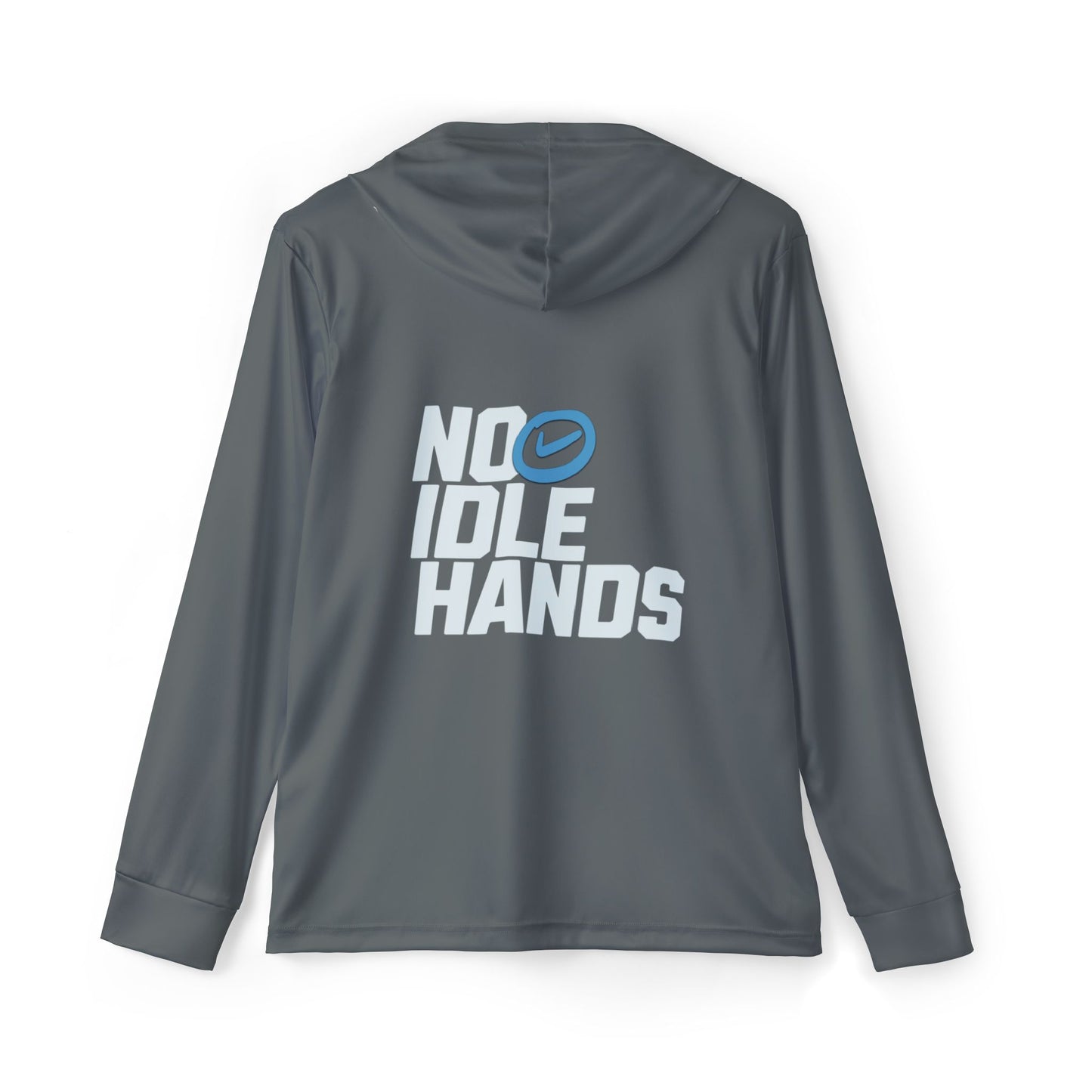 Men's Sports Warmup Hoodie, Athletic Hoodie, Workout Gear, No Idle Hands Design, Gym Apparel, Activewear for Men