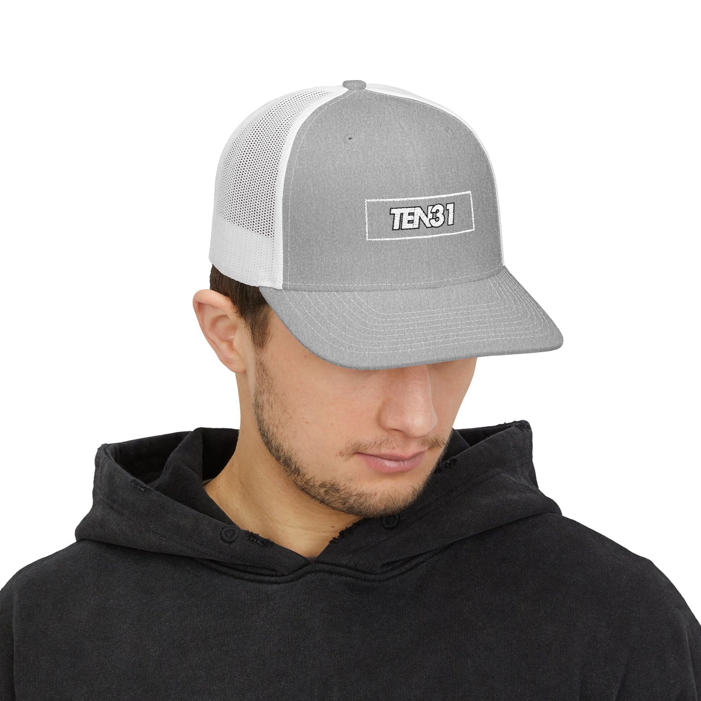 Stylish Snapback Trucker Cap - Embroidered TEN31, Fashion Accessory, Adjustable Hat, Gift for Him/Her, Summer Road Trips