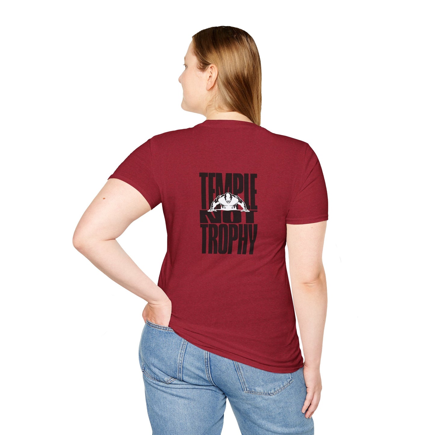 Temple Not Trophy – Unisex Softstyle T-Shirt