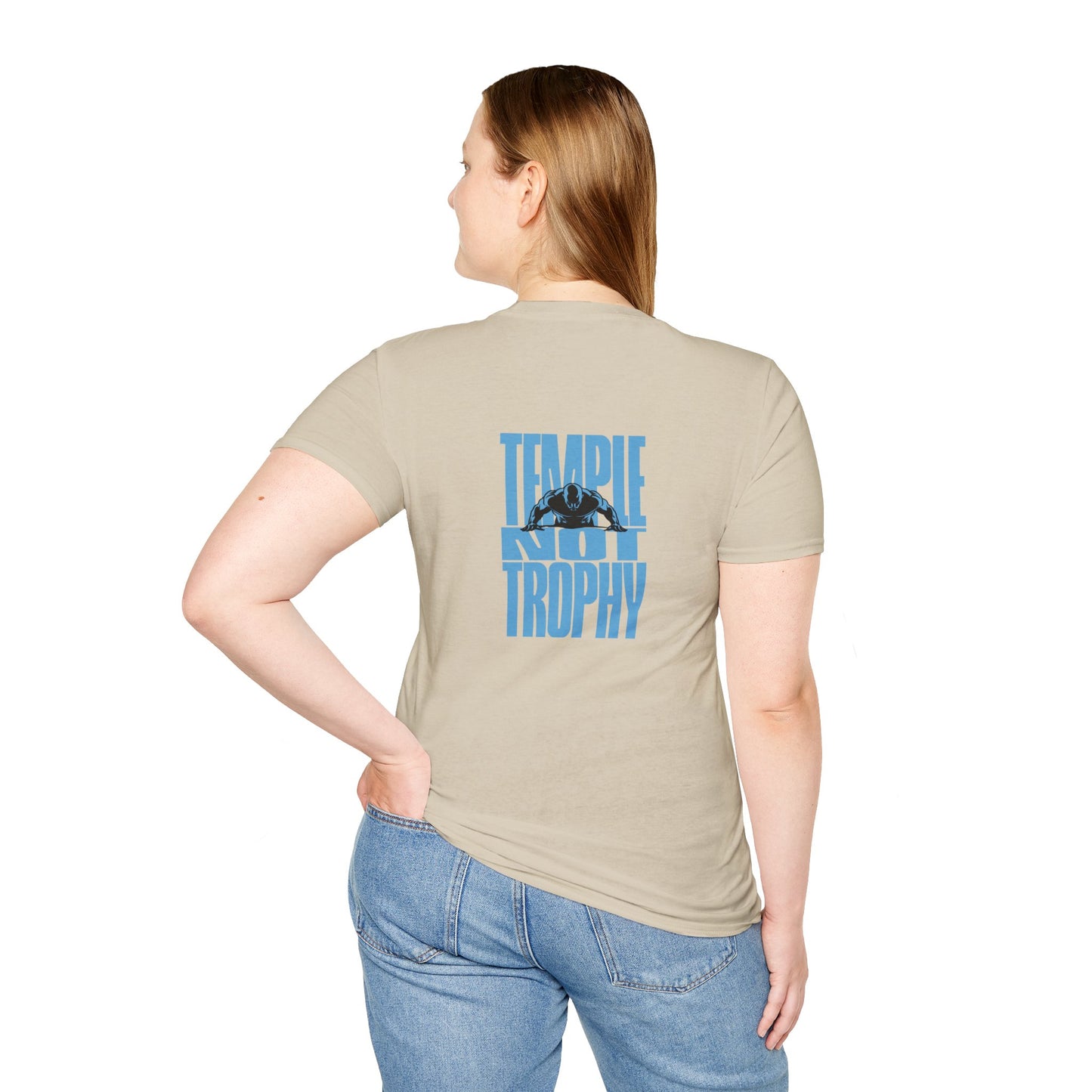 Temple Not Trophy – Unisex Softstyle T-Shirt