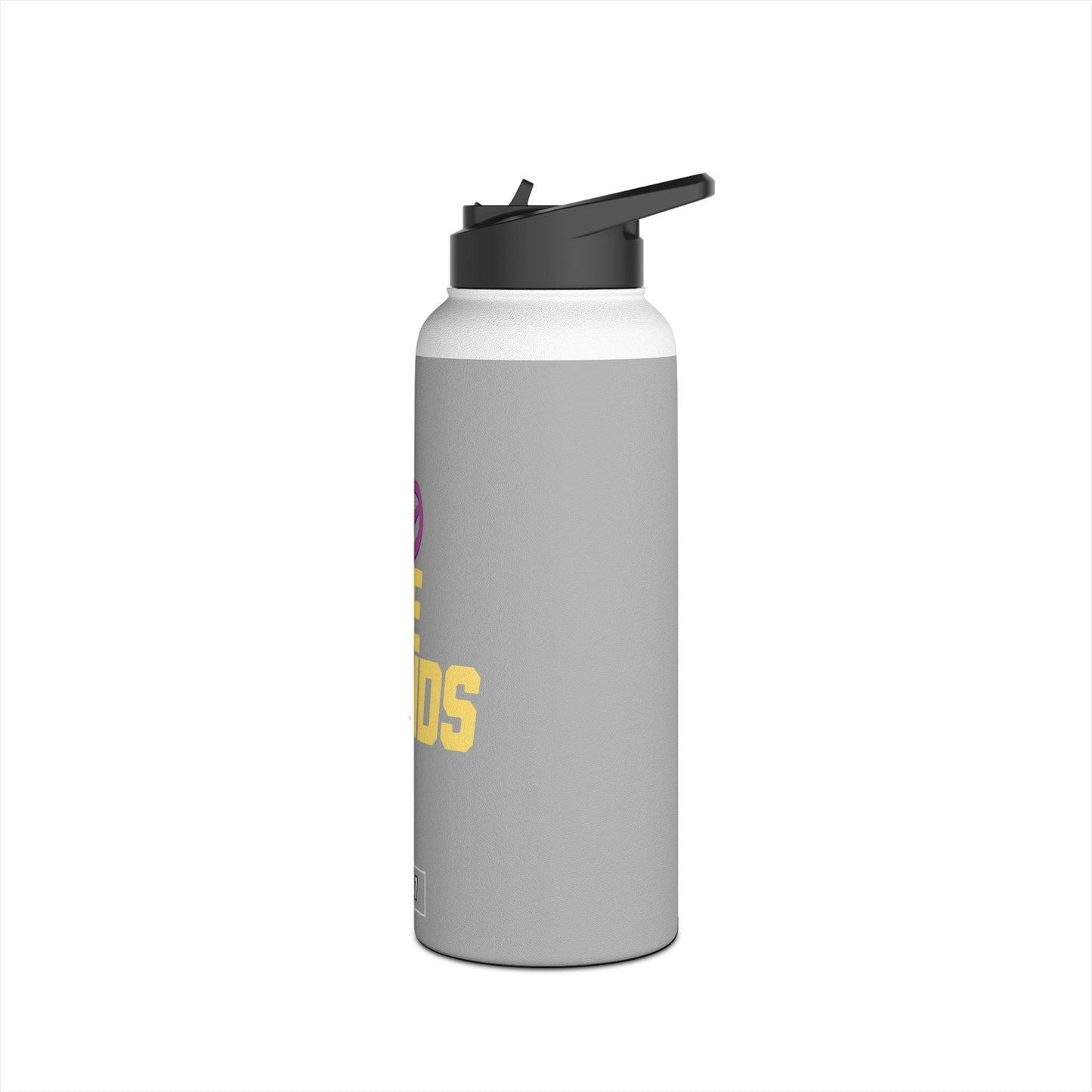 Sleek Stainless Steel Water Bottle | No Idle Hands | Workout Essential, Gifts for Fitness Lovers