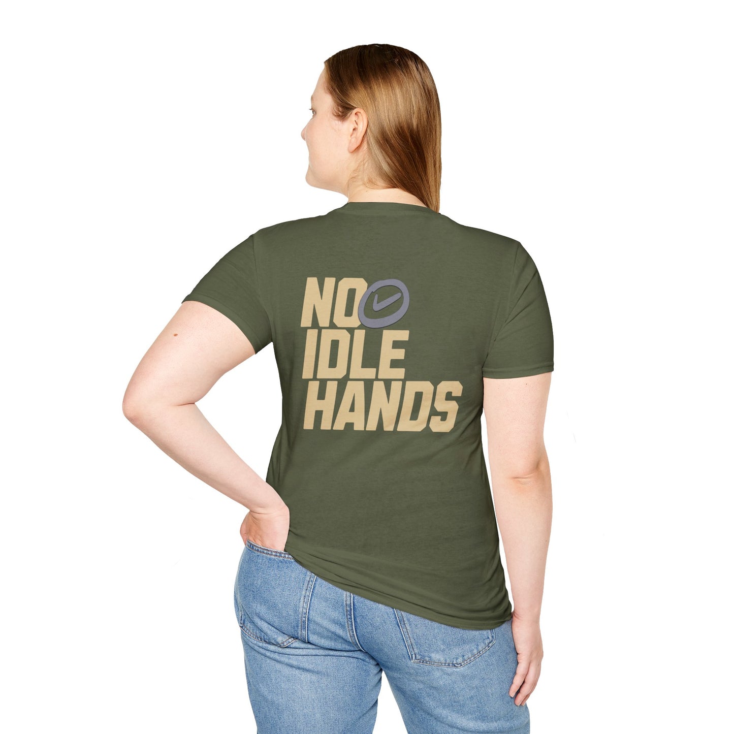 No Idle Hands – Unisex Softstyle T-Shirt