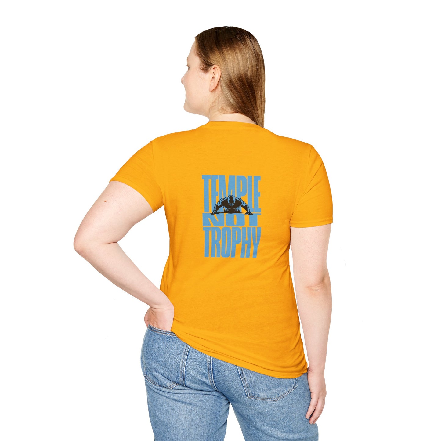 Temple Not Trophy – Unisex Softstyle T-Shirt