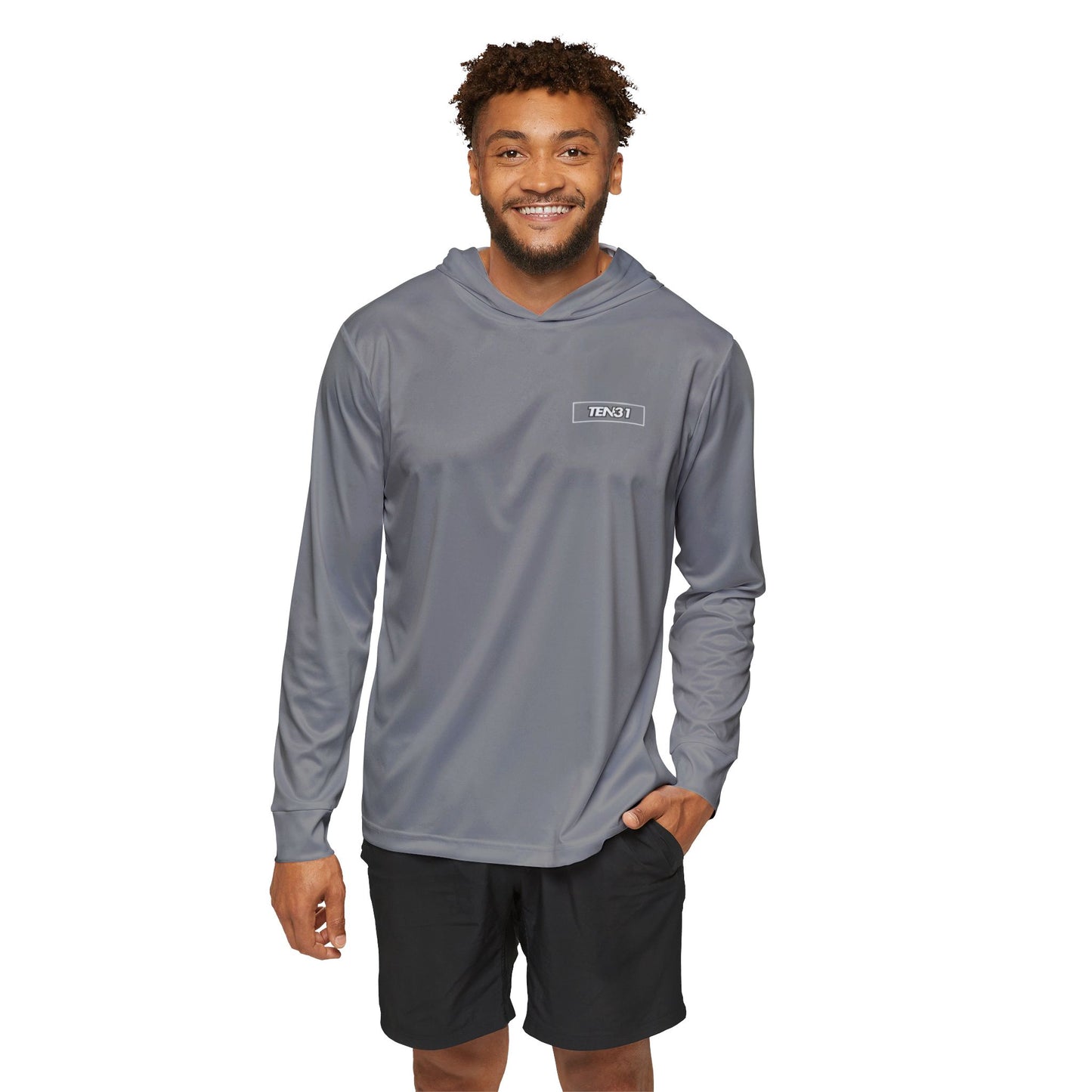 Men's Sports Warmup Hoodie, Athletic Hoodie, Workout Gear, No Idle Hands Design, Gym Apparel, Activewear for Men